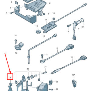 SKODA SUPERB MK2 3T Solenoid Valve Block Bracket 1K0971804D ORIGINAL