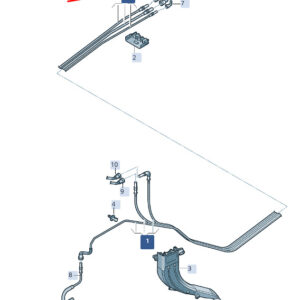 SKODA SUPERB MK3 Fuel Line Set 3Q0200059DH ORIGINAL