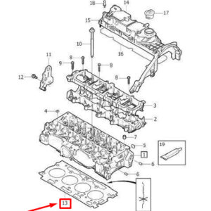 VOLVO V70 MK3 Cylinder Head Gasket 31422361 ORIGINAL