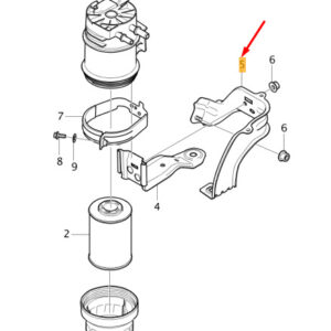 VOLVO V60 MK1 Fuel Filter Bracket 30792651 ORIGINAL