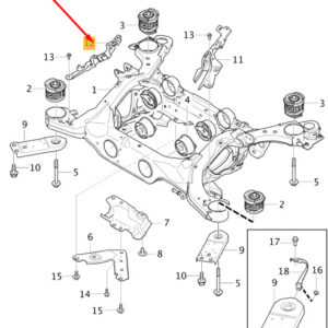 VOLVO S60 MK3 Rear Subframe Right Bracket 32346497 ORIGINAL