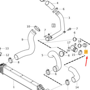 VOLVO V60 MK1 Charge Air Hose 31338731 ORIGINAL
