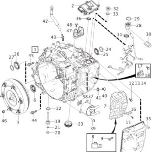 VOLVO V60 MK2 Automatic Transmission Stud 31437391 ORIGINAL