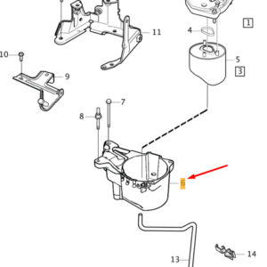 VOLVO V60 MK1 Fuel Filter Bracket 31372831 ORIGINAL
