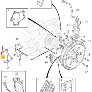 VOLVO XC60 MK2 Integrated Starter Module Protection 31419424 ORIGINAL