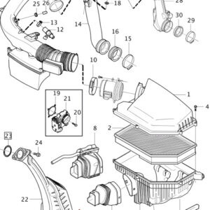 VOLVO V60 MK1 Air Cleaner Protection 31370658 ORIGINAL