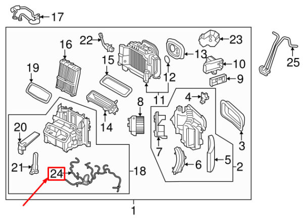 VOLVO S60 MK3 Climate Unit Wiring Harness 32260316 ORIGINAL