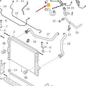 VOLVO V60 MK1 Radiator Hose 31305162 ORIGINAL
