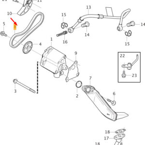 VOLVO V60 MK1 Oil Pump Chain 9487431 ORIGINAL