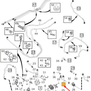VOLVO V60 MK1 Cooling System Electric Powertrain Hose 31368716 ORIGINAL