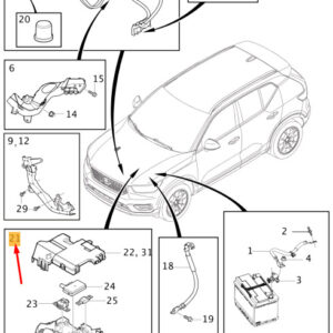 VOLVO XC40 Fuse Box 32200216 ORIGINAL