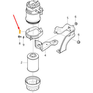 VOLVO V60 MK1 Fuel Filter Bracket 31336708 ORIGINAL