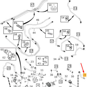 VOLVO V60 MK1 Cooling System Electric Powertrain Hose 31368358 ORIGINAL