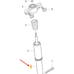 VOLVO S60 MK3 Rear Shock Absorber 32281406 ORIGINAL