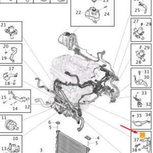 VOLVO S60 MK3 Radiator And Connections Bracket 32249932 ORIGINAL