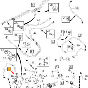 VOLVO V60 MK1 Cooling System Electric Powertrain Hose 31368355 ORIGINAL