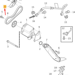 VOLVO V60 MK1 Oil Pump Chain Tensioner 31359671 ORIGINAL