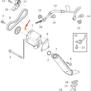 VOLVO V60 MK1 Oil Pump Sprocket 31316327 ORIGINAL