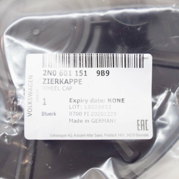 VW CRAFTER SZ MK2 Wheel Hub Cover Trim 2N06011519B9 ORIGINAL - Image 5