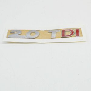 VW TIGUAN MK1 Rear '2.0 TDI' Badge 5N0853675NGQF ORIGINAL