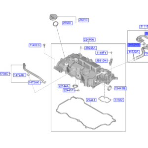 HYUNDAI i20 MK3 Breather Hose Clamp 1472020006S ORIGINAL