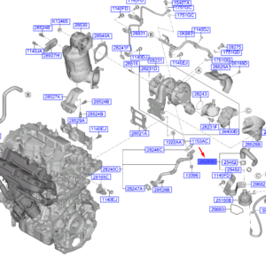 HYUNDAI i20 MK3 Inlet EWP Hose 282802L001 ORIGINAL