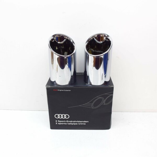 AUDI A5 8W6 Exhaust Tail Pipe Tip Trim Set 8W0071762 ORIGINAL