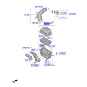 HYUNDAI i20 MK3 Air Filter Box 28110CO100 ORIGINAL