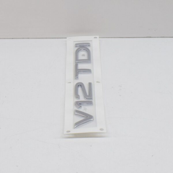 Audi A8 Q7 4L V12 TDI Rear Lettering Badge Emblem 4L0853743D2ZZ ORIGINAL - Image 2