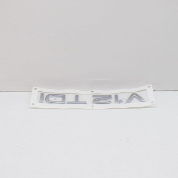 Audi A8 Q7 4L V12 TDI Rear Lettering Badge Emblem 4L0853743D2ZZ ORIGINAL - Image 3