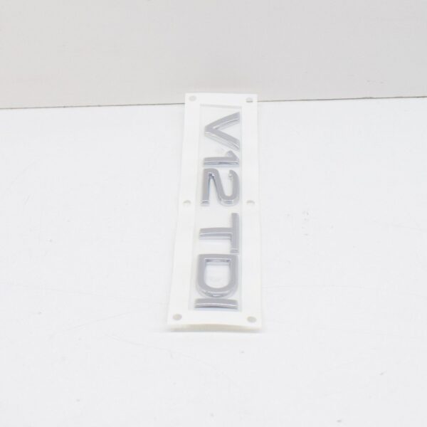 Audi A8 Q7 4L V12 TDI Rear Lettering Badge Emblem 4L0853743D2ZZ ORIGINAL - Image 5