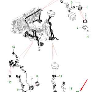 JAGUAR I-PACE X590 Rear Right Coolant Pump Isolator J9D1108 ORIGINAL
