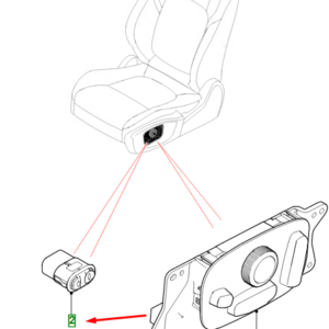JAGUAR I-PACE X590 Front Seat Switch C2G2712 ORIGINAL