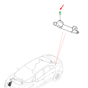 JAGUAR I-PACE X590 Camera Washer Jet T4K11898 ORIGINAL