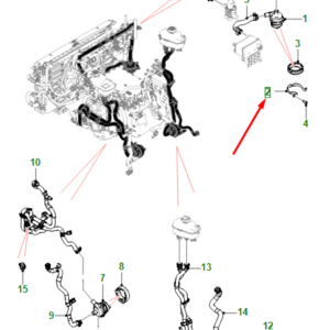 JAGUAR I-PACE X590 Water Pump Mounting Bracket T4K1199 ORIGINAL