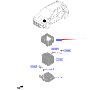 HYUNDAI i20 MK3 Battery Insulation Pad 37112Q0000 ORIGINAL