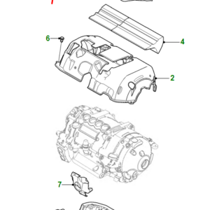 JAGUAR I-PACE X590 Inverter Upper Cover T4K4847 ORIGINAL