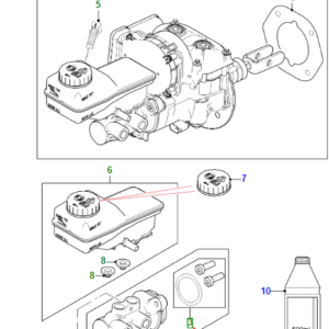 JAGUAR I-PACE X590 Master Cylinder Service Kit T4A25964 ORIGINAL
