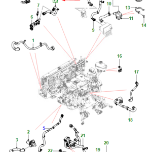 JAGUAR I-PACE X590 Radiator To Hose Inlet Hose T4K8614 ORIGINAL