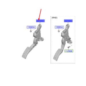 HYUNDAI i20 MK3 Accelerator Pedal LHD 327001S010 ORIGINAL