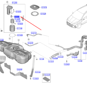 HYUNDAI i20 MK3 2-Way / Fuel Cut Valve Assy 311901R000 ORIGINAL