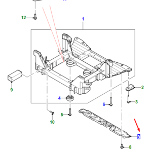 JAGUAR I-PACE X590 Battery Shield T4K9795 ORIGINAL
