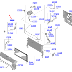 HYUNDAI i20 MK3 Lower Radiator Coolant Hose 25415CO000 ORIGINAL