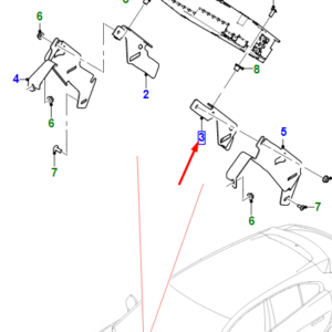 JAGUAR I-PACE X590 Left Amplifier Bracket T4K11618 ORIGINAL