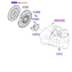 HYUNDAI i20 MK3 Clutch Disc 4110032555 ORIGINAL