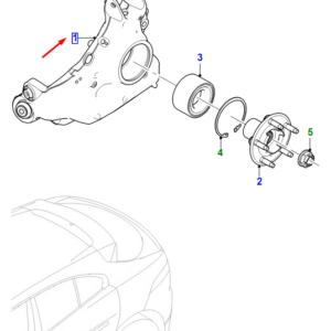 JAGUAR I-PACE X590 Rear Right Hub Carrier T4K9597 ORIGINAL
