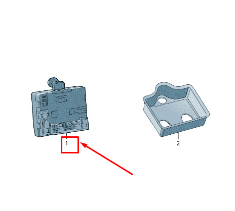 AUDI Q2 GA Front Left Door Control Unit 5Q0959393F ORIGINAL 3 AUDI Q2 GA Front Left Door Control Unit 5Q0959393F ORIGINAL - Image 3
