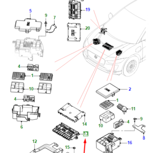 JAGUAR I-PACE X590 Main Fuse Box T4K14291 ORIGINAL