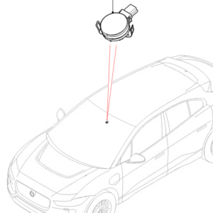 JAGUAR I-PACE X590 Rain Sensor T4K14622 ORIGINAL