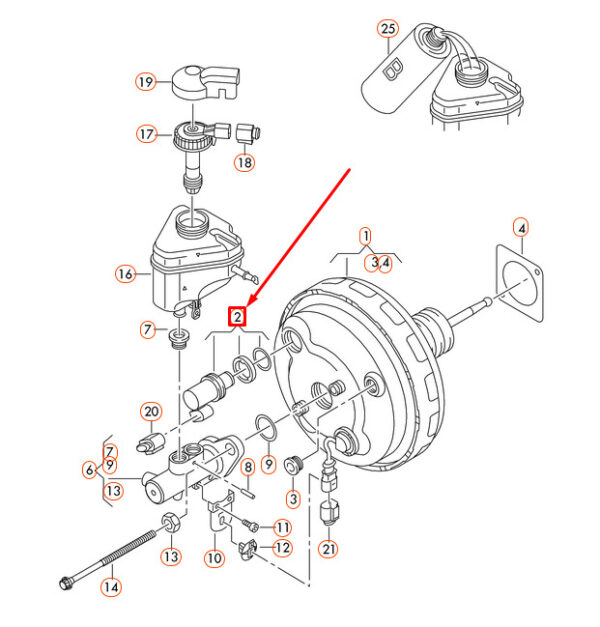 AUDI Q7 4L Distance Sensor 3 Pin 7M3927810 ORIGINAL - Image 2